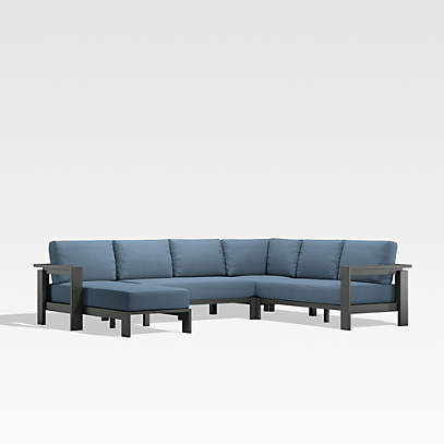 outdoor sectional couch metal frame