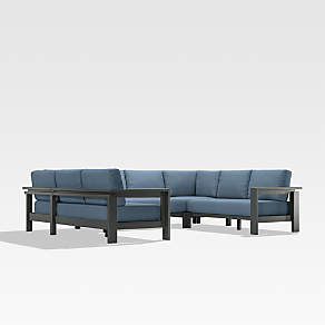 metal patio sectional sofa