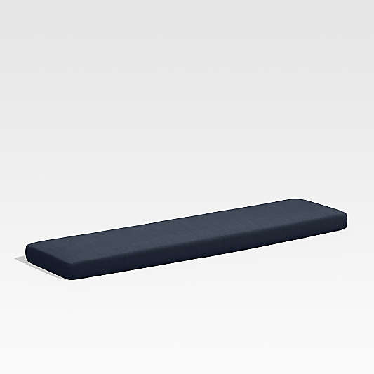 Walker Canvas Navy Blue Sunbrella ® Outdoor Dining Bench Cushion