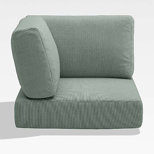 Walker Canvas Spa Blue Sunbrella ® Outdoor Sectional Corner Cushion