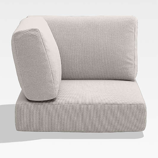 Walker Cast Ash Brown Sunbrella ® Outdoor Sectional Corner Cushion