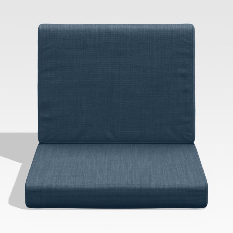 Walker Cast Harbor Blue Sunbrella ® Outdoor Dining Arm Chair Cushion - image 0 of 2