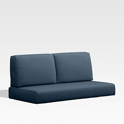 Replacement Walker Cast Harbor Blue Sunbrella ® Outdoor Loveseat Sectional Cushion