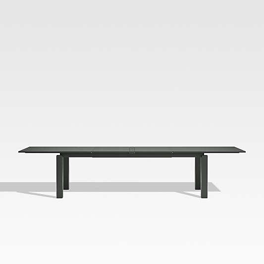 Walker 96" Dark Grey Extendable Outdoor Dining Table