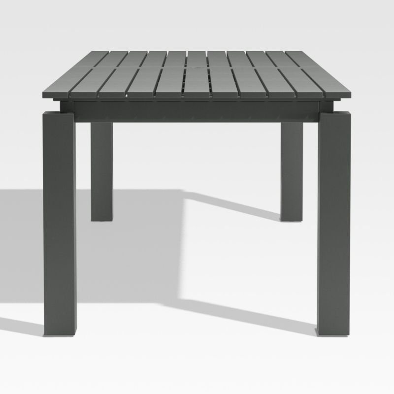 Walker 96" Dark Grey Extendable Outdoor Dining Table - image 6 of 10