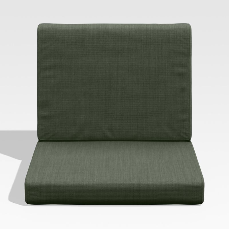 Viewing product image Walker Cast Sage Green Sunbrella ® Outdoor Dining Arm Chair Cushion - image 1 of 3