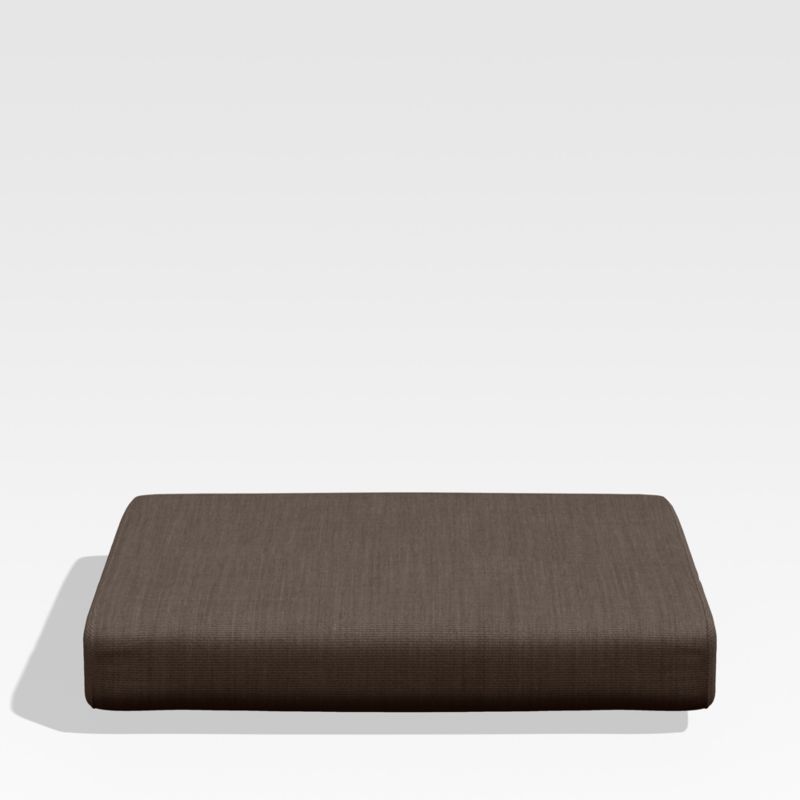 Viewing product image Walker Canvas Java Brown Sunbrella ® Outdoor Dining Side Chair Cushion - image 1 of 3