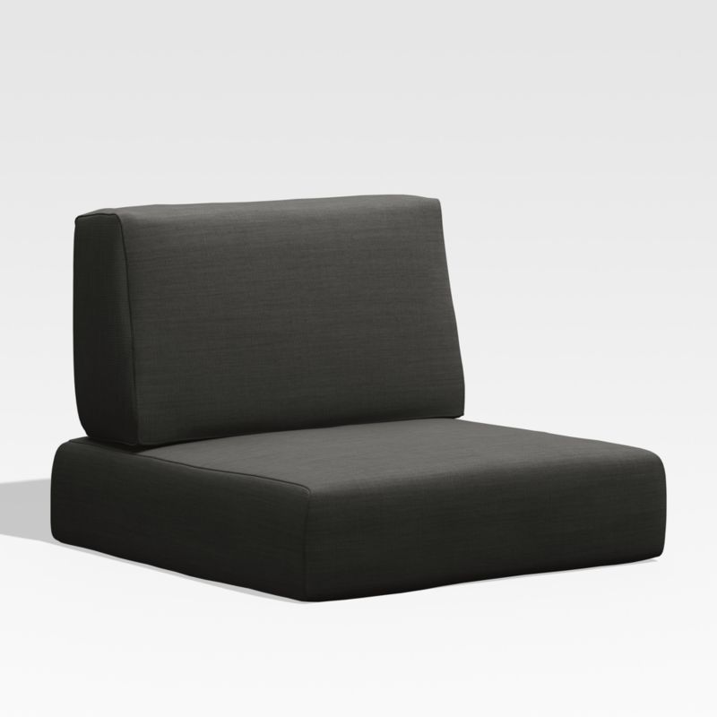 Walker Charcoal Grey Sunbrella ® Outdoor Lounge/Swivel Chair Cushion - image 0 of 3