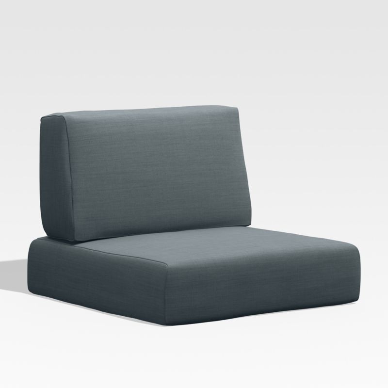 Walker Haze Grey Sunbrella ® Outdoor Lounge/Swivel Chair Cushion