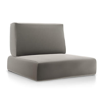Walker Graphite Sunbrella Outdoor, Lounge Chair Cushions Canada