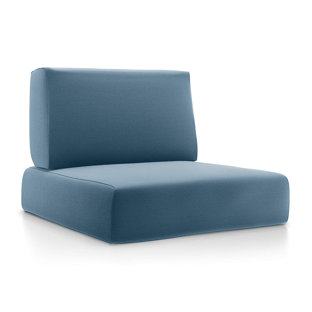 Walker Sapphire Sunbrella Lounge Chair, Sunbrella Lounge Chair Cushions Blue