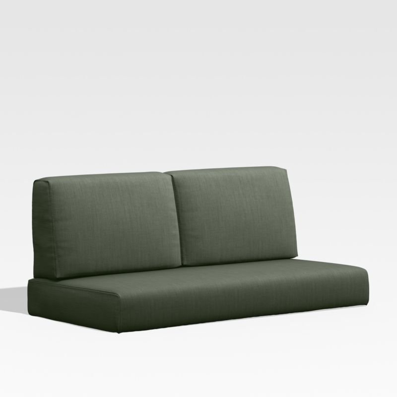 Walker Cast Sage Green Sunbrella ® Outdoor Loveseat Cushion - image 0 of 3