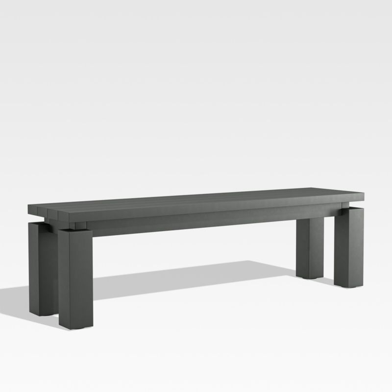 Walker Metal Outdoor Dining Bench