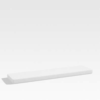 Walker White Sunbrella® Outdoor Dining Bench Cushion