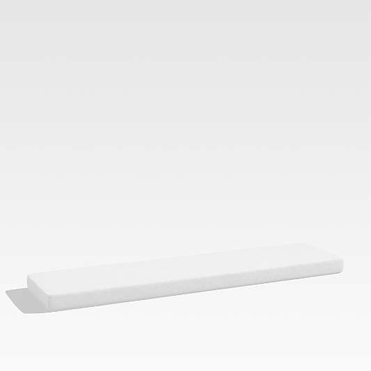 Walker White Sunbrella® Outdoor Dining Bench Cushion