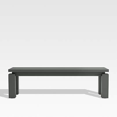 Walker Metal Outdoor Dining Bench