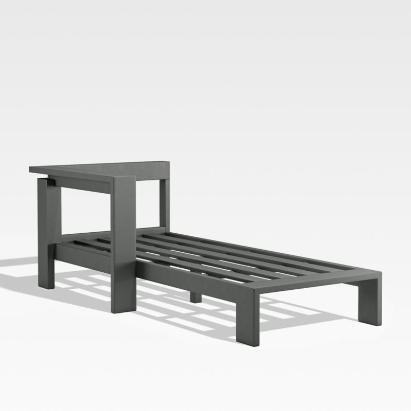 Walker Left Arm Metal Outdoor Chaise Frame - image 0 of 2