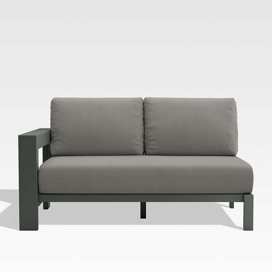 Metal best sale outdoor loveseat