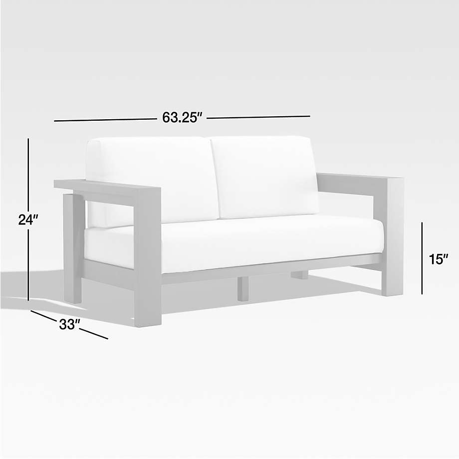 View Walker Metal Outdoor Loveseat - image 2 of 12