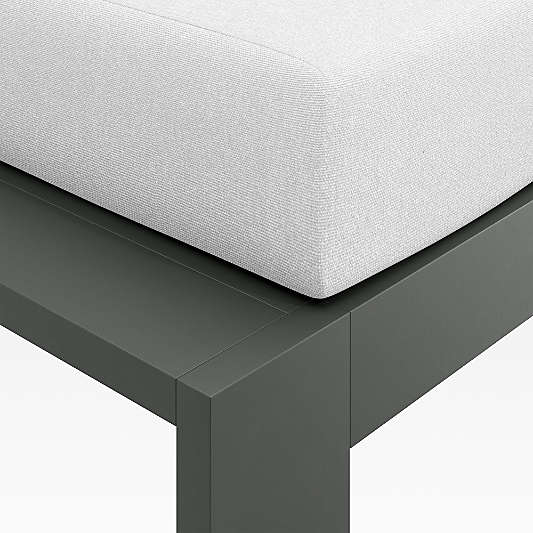Walker Metal Outdoor Ottoman with Sunbrella ® Cushions