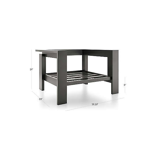 Walker Metal Outdoor Lounge Chair Frame