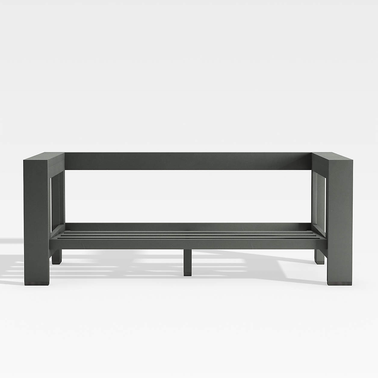 Walker Metal Outdoor Patio Loveseat + Reviews Crate & Barrel Canada