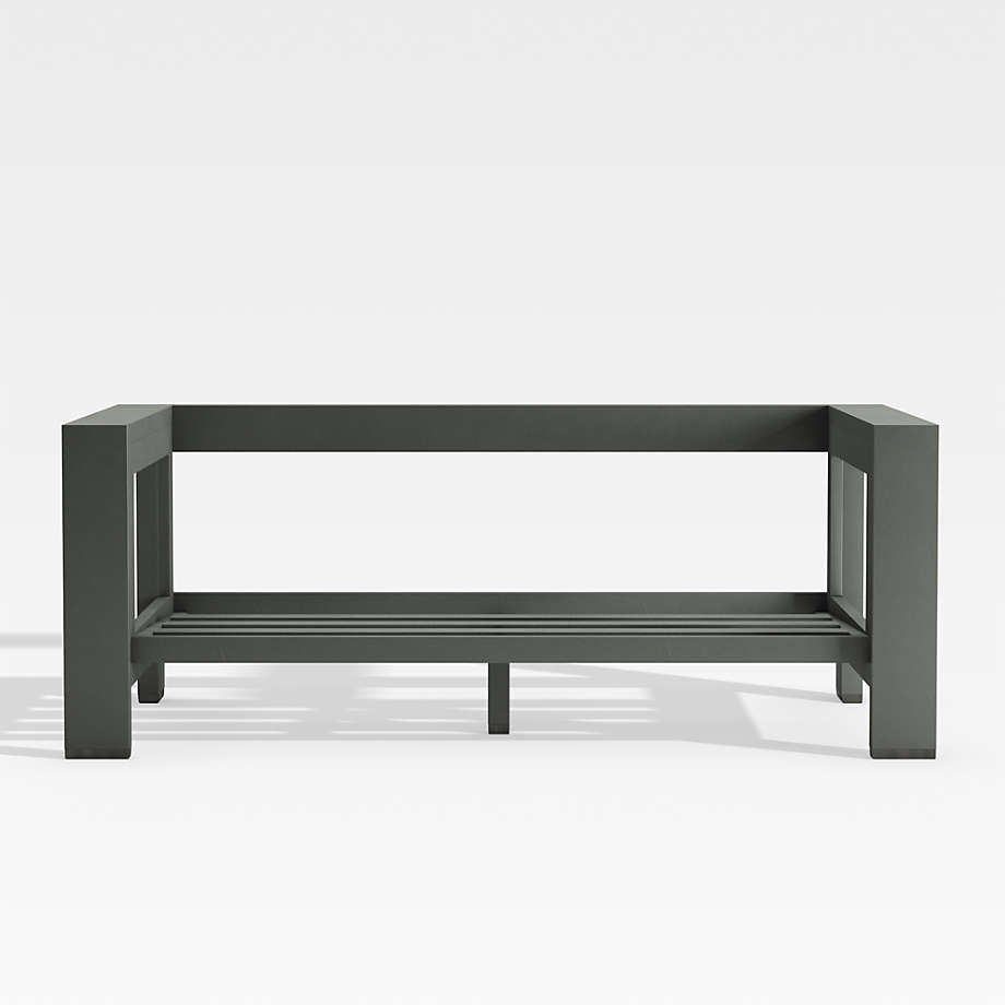 Walker Metal Outdoor Patio Loveseat + Reviews Crate & Barrel