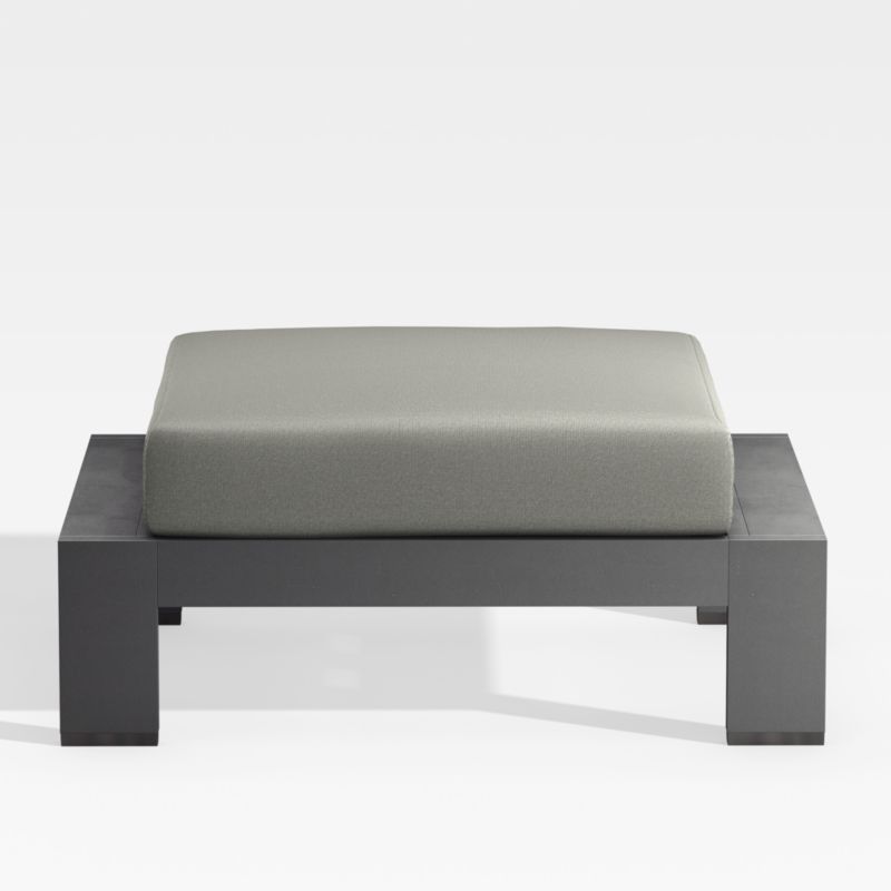 Walker Metal Outdoor Lounge Chair with Graphite Sunbrella ® Cushions