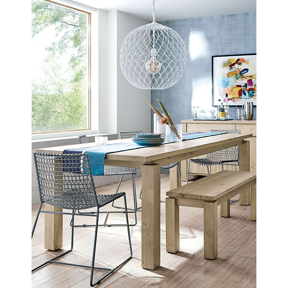 Crate and barrel metal dining online chairs