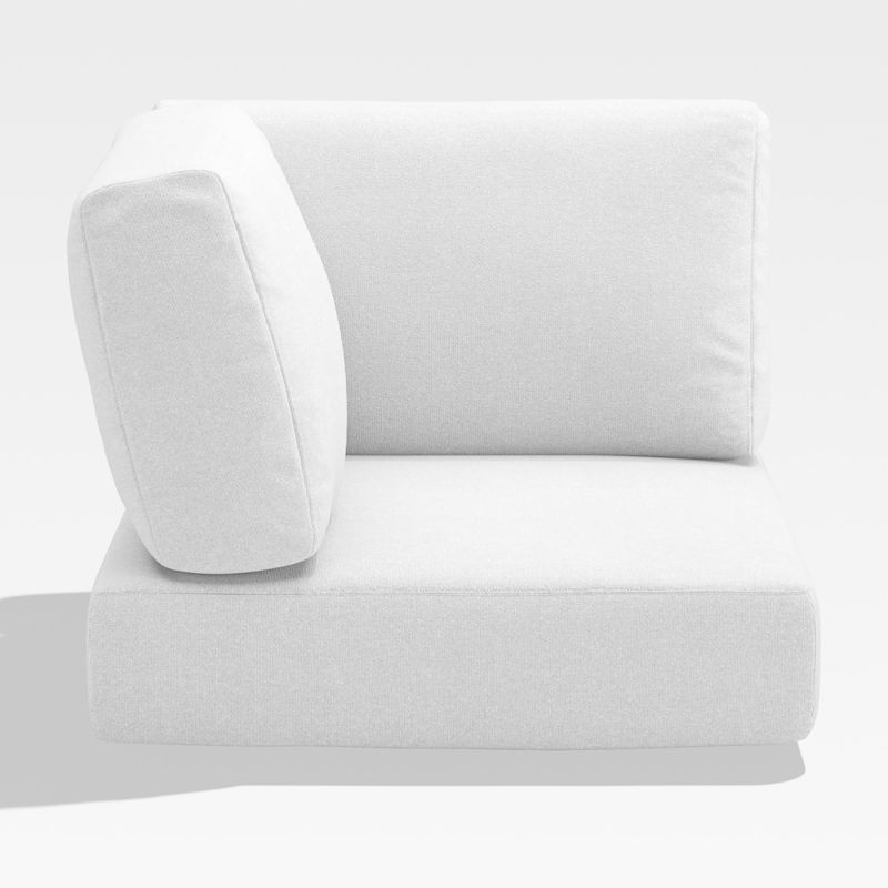 Walker White Outdoor Corner Chair Cushion