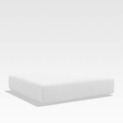 Walker White Sunbrella ® Outdoor Ottoman Cushion