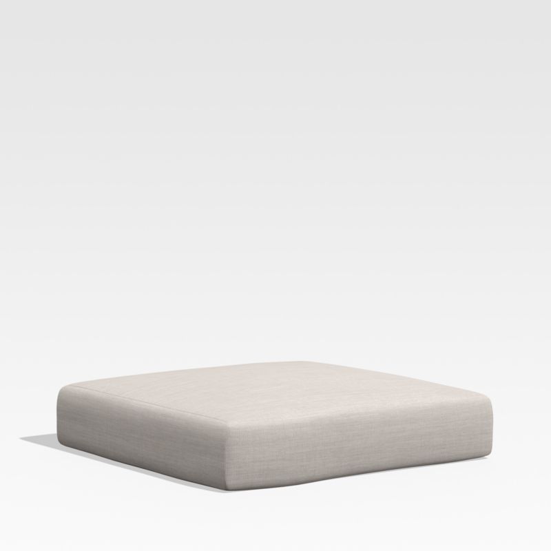 Walker Cast Ash Brown Sunbrella ® Outdoor Ottoman Cushion - image 0 of 3