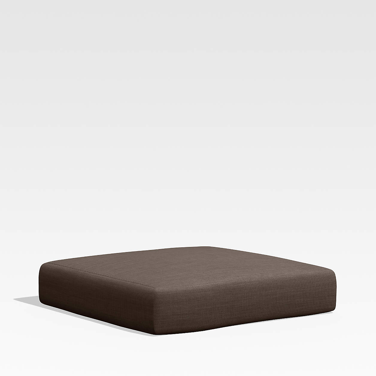 Walker Java Brown Sunbrella Outdoor Ottoman Cushion + Reviews | Crate ...
