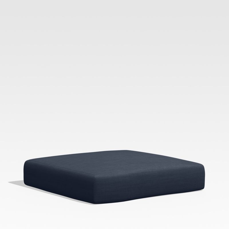 Walker Canvas Navy Blue Sunbrella ® Outdoor Ottoman Cushion - image 0 of 3