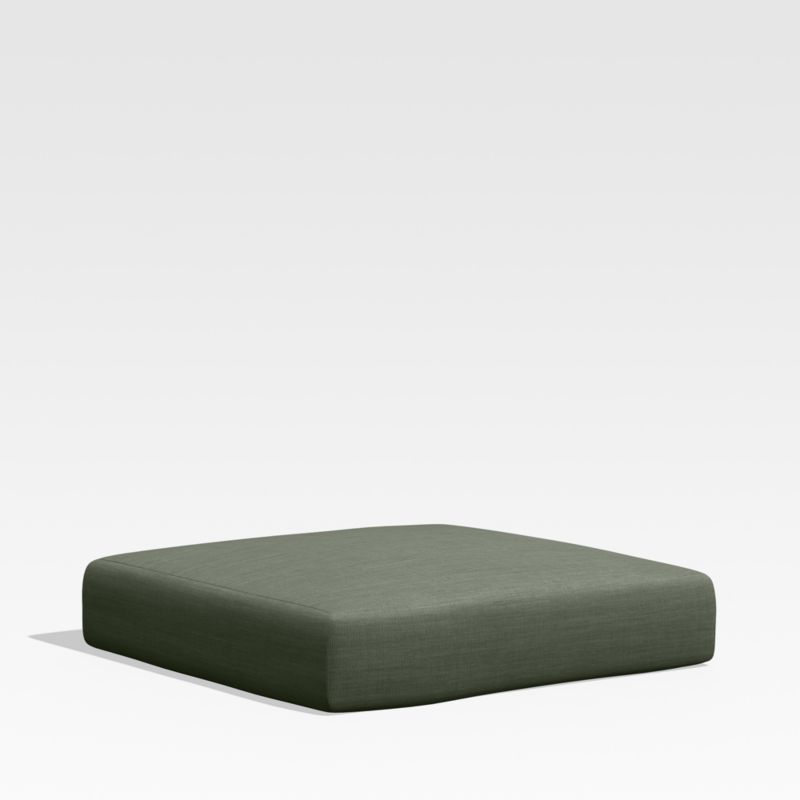 Walker Cast Sage Green Sunbrella ® Outdoor Ottoman Cushion - image 0 of 3