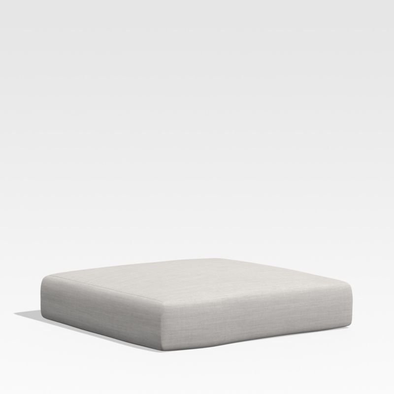 Walker Cast Silver Sunbrella ® Outdoor Ottoman Cushion - image 0 of 3