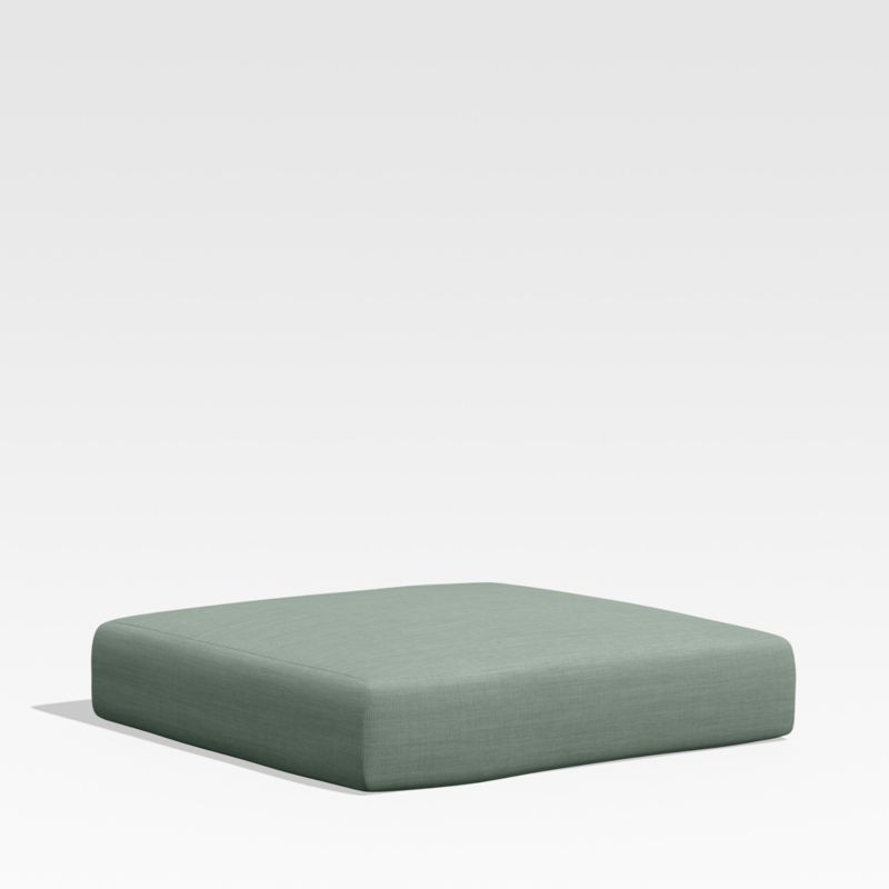 Walker Spa Blue Sunbrella ® Outdoor Ottoman Cushion