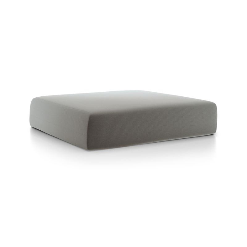 Walker Graphite Sunbrella ® Outdoor Ottoman Cushion - image 2 of 3