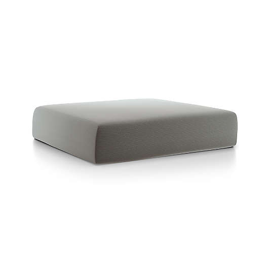 Walker Graphite Sunbrella ® Outdoor Ottoman Cushion