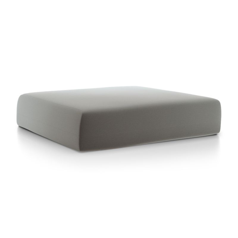 Walker Graphite Sunbrella ® Outdoor Ottoman Cushion - image 1 of 3