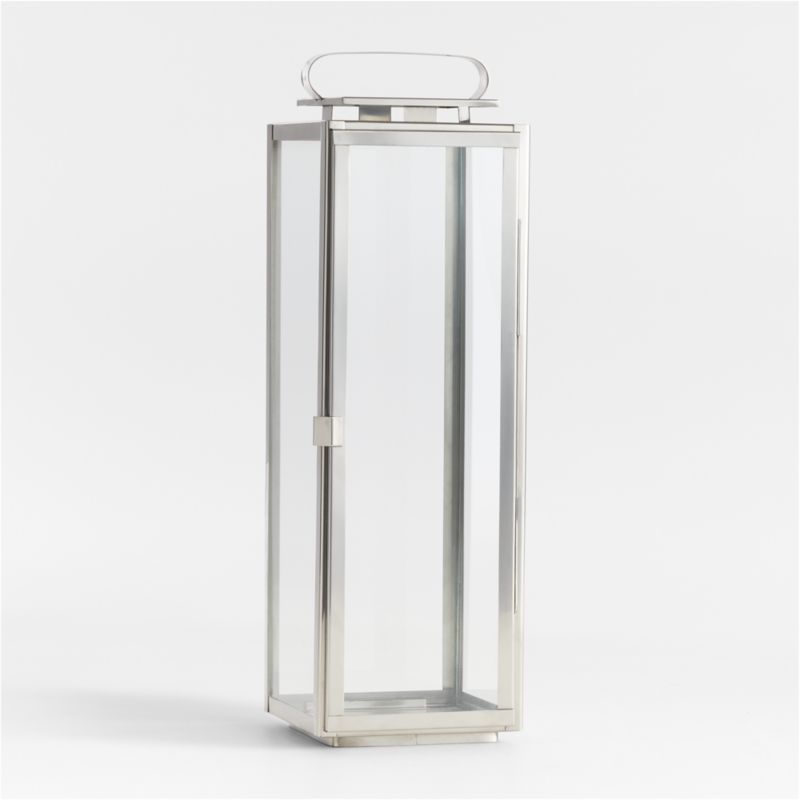 Walker Silver Metal Outdoor Lantern 30" - image 3 of 10