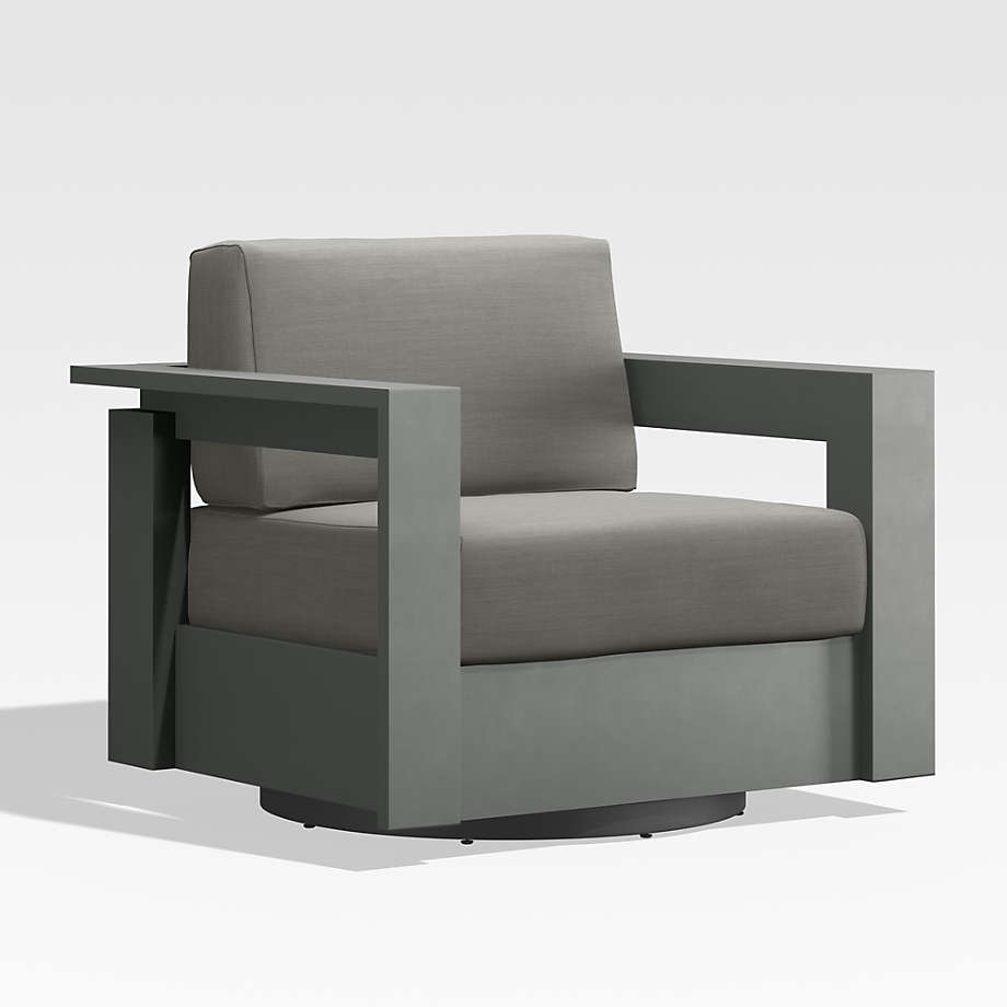 Crate and barrel store outdoor swivel chair