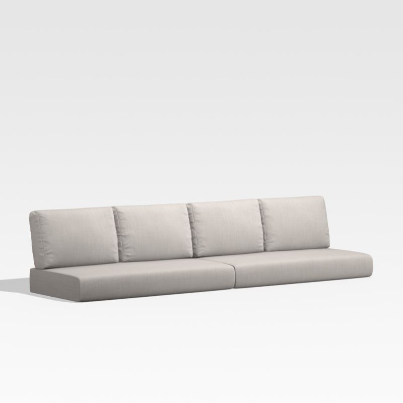 Couch with large cushions hotsell