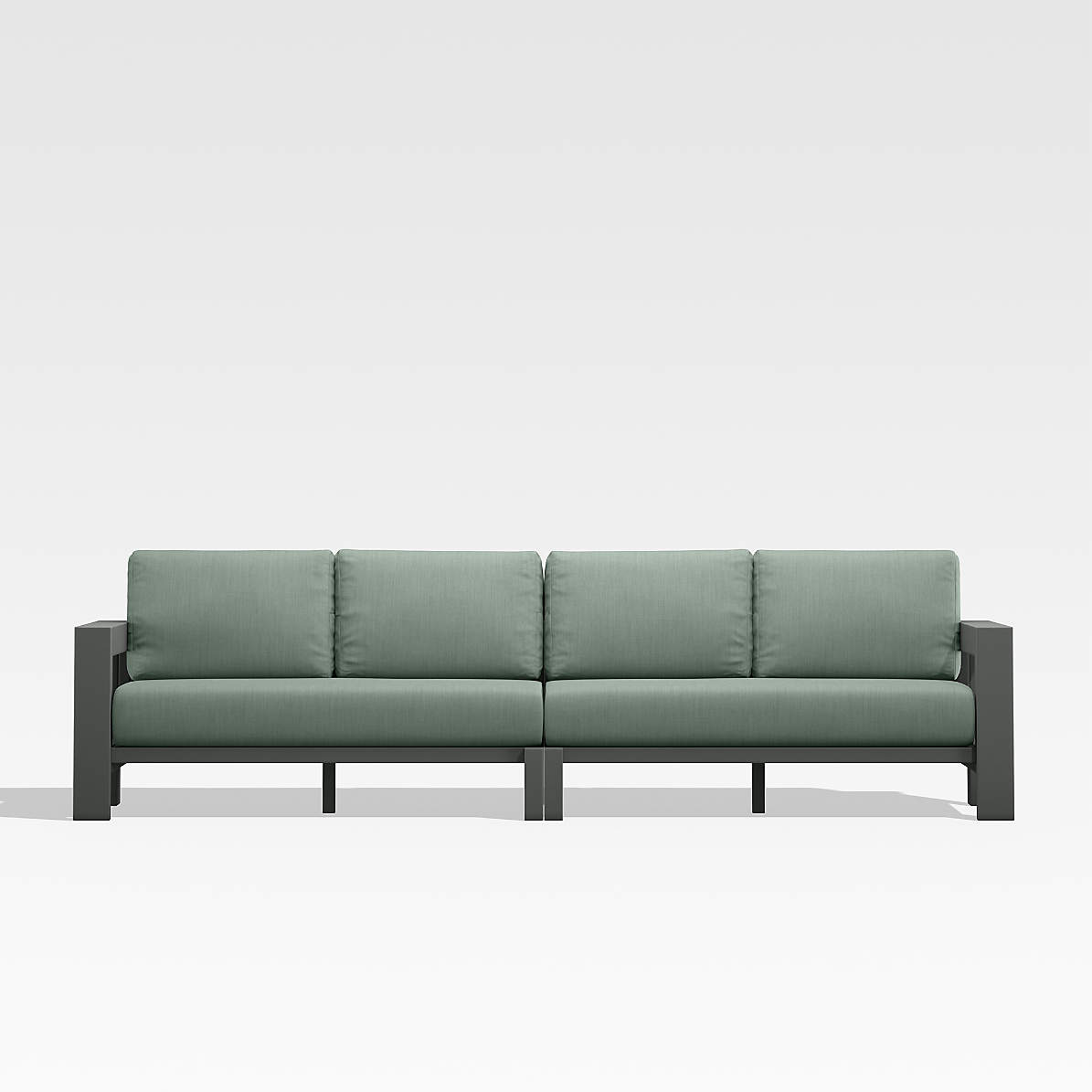 Large black sofa clearance cushions