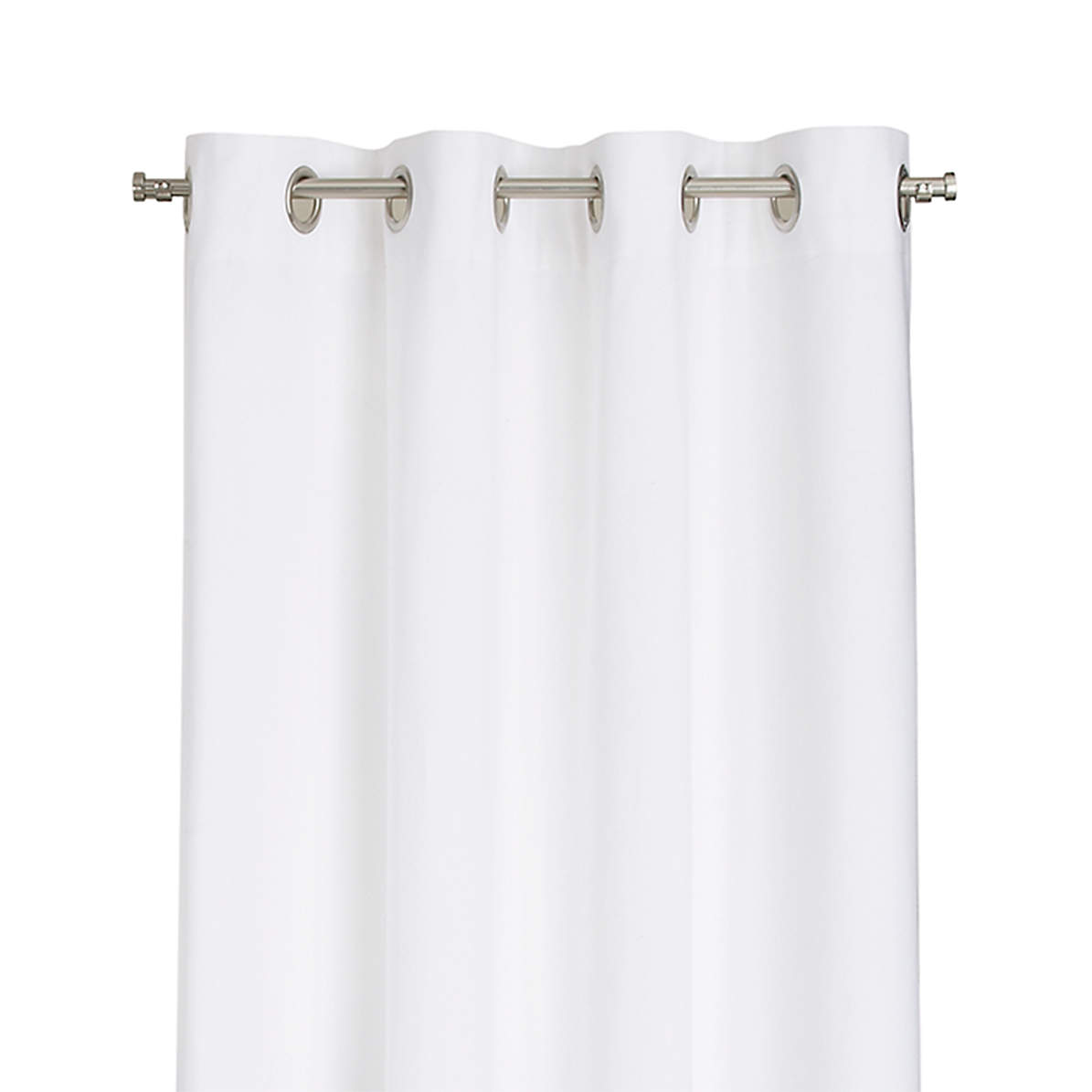 Wallace 52 X84 White Grommet Curtain, White Grommet Shower Curtain
