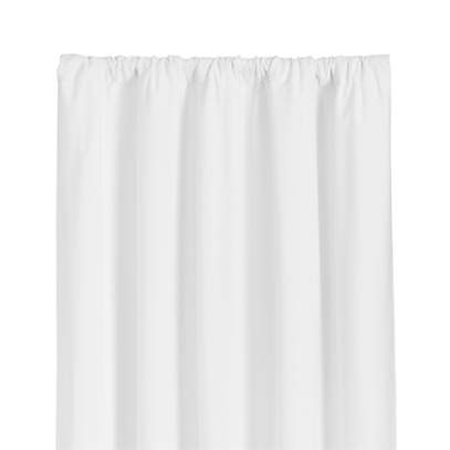 Wallace 52 X84 White Curtain Panel, Crate And Barrel Canada Shower Curtains