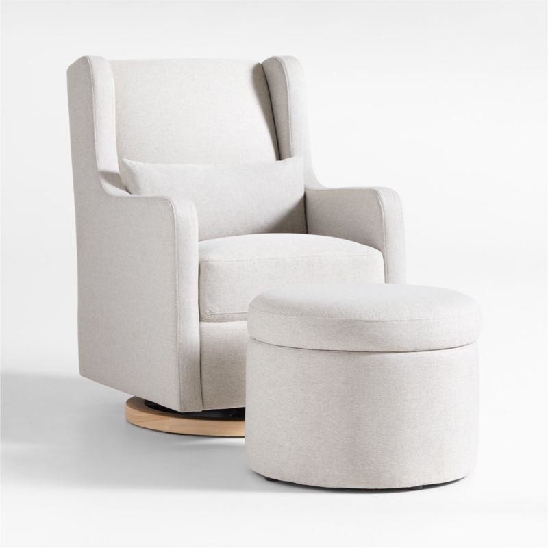 Beige glider rocker online