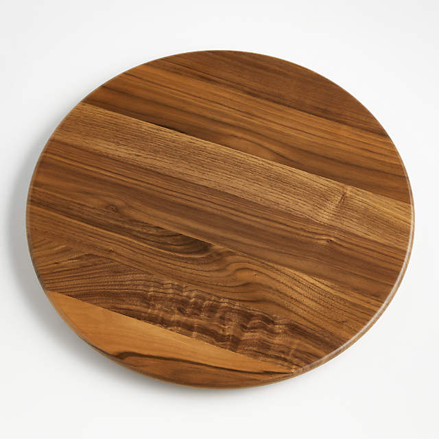 Walnut Lazy Susan 18 Reviews Crate, Best Lazy Susan For Dining Table