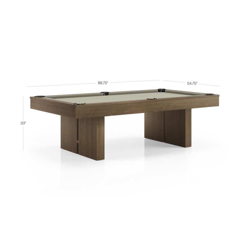 View Walnut Pool Table with Wall Rack and Accessories - image 2 of 12