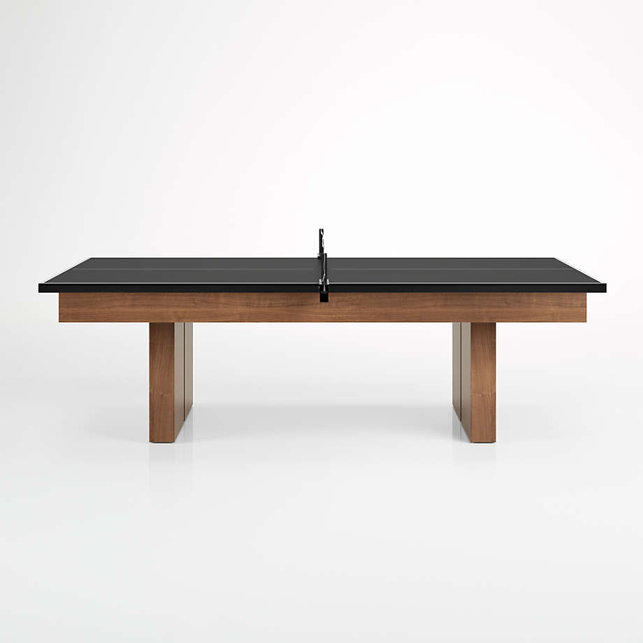 6-in-1 Walnut Table for Dining, Ping Pong, Pool & Other Games